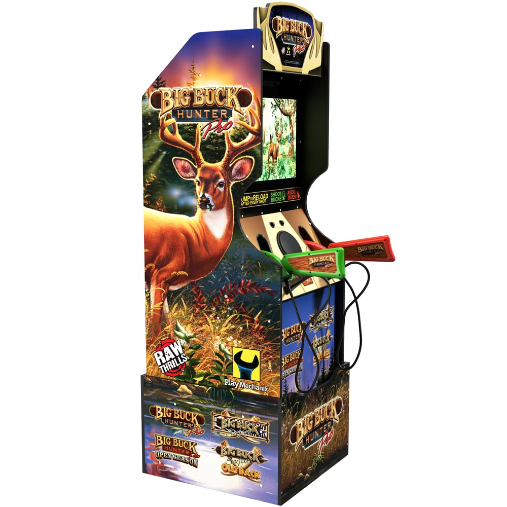 Arcade1Up Big Buck Hunter Pro Arcade Cabinet - 4 Games in 1