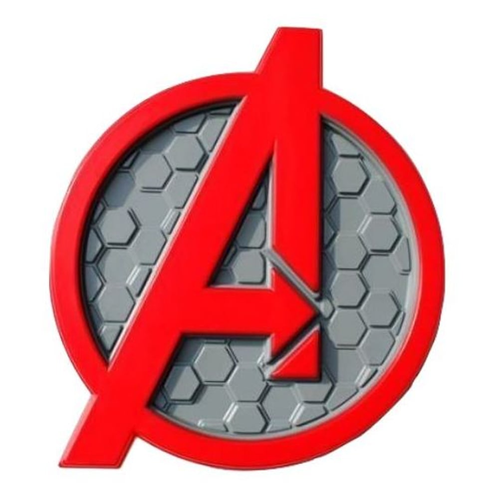 3DLightFX Avengers Logo 3D Decor Wall Light