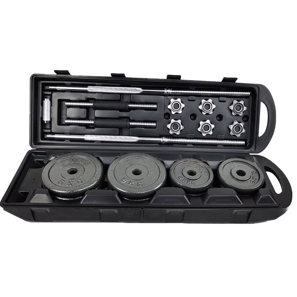 H Pro Dumbbells Set| Adjustable Dumbbells Weights Set Of Two Dumbbells For Weight Lifting| Home Gym Equipment Workouts Chrome| 50kg - Black H Pro Dumbbells Set| Adjustable Dumbbells Weights Set Of Two Dumbbells For Weight Lifting| Home Gym Equipment Workouts Chrome| 50kg - Black