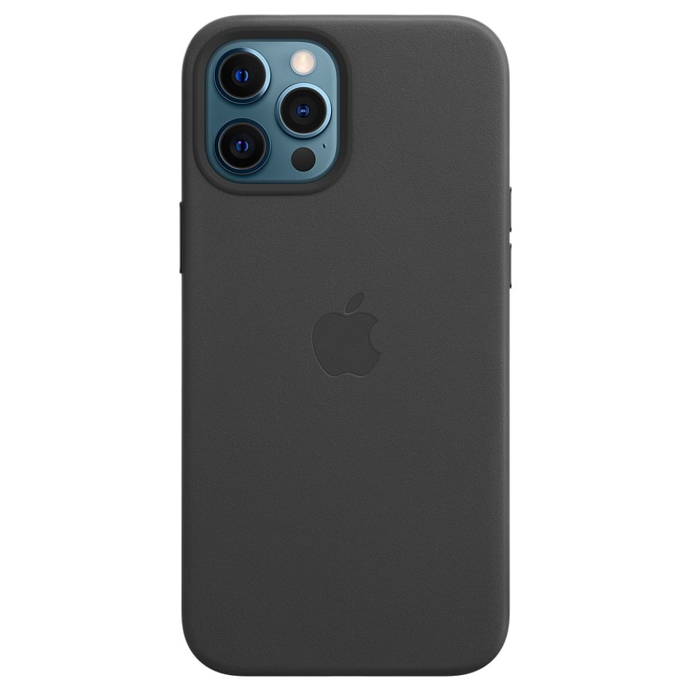 Apple iPhone 12 Pro Max Leather Case with MagSafe - Black
