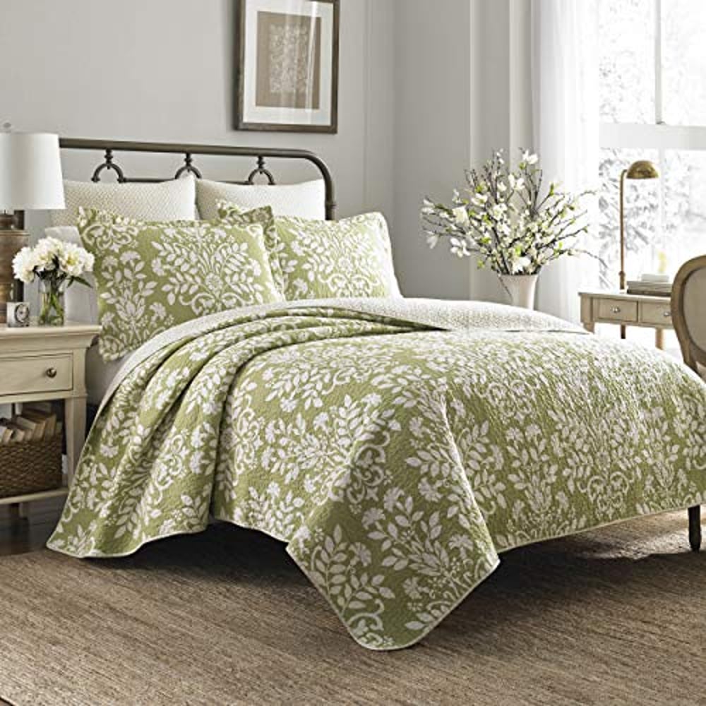 Laura Ashley Home | Rowland Collection Bedding, King, Sage Laura Ashley Home | Rowland Collection Bedding, King, Sage