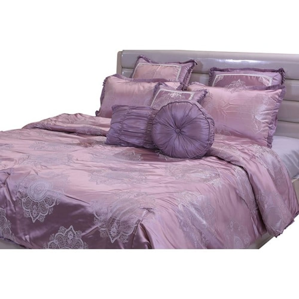 Vondra Comforter Set 9pcs 220x240cm Purple Vondra Comforter Set 9pcs 220x240cm Purple