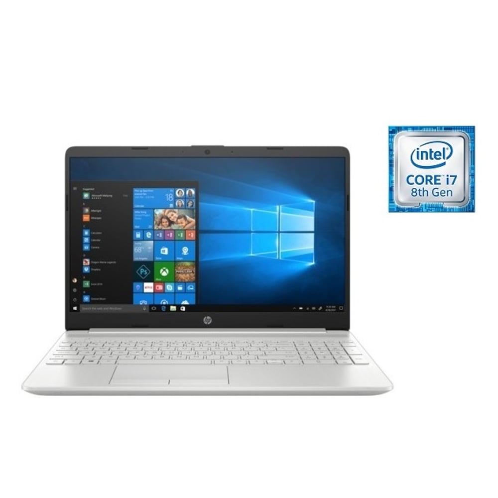 HP 15-DW0009NE Laptop - Core i7 1.8GHz 16GB 512GB 4GB Win10 15.6inch FHD Natural Silver