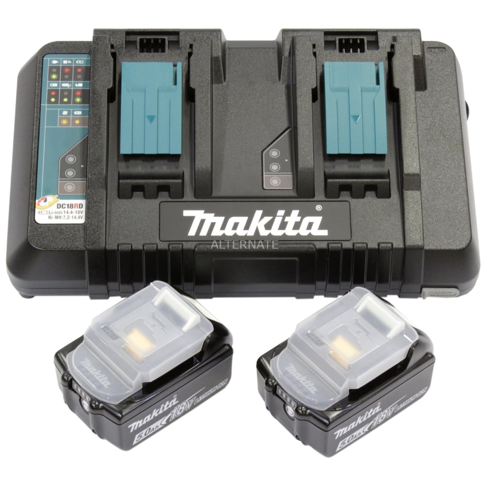 Makita 198567-1 18V Lithium Battery Power Source Kit, 5Ah