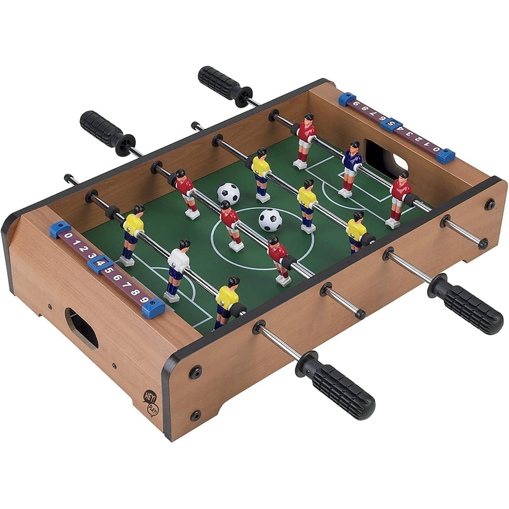 ULTIMAX Tabletop Football Table- Portable Mini Table Football / Soccer Game Set with Two Balls and Score Keeper for Adults and Kids