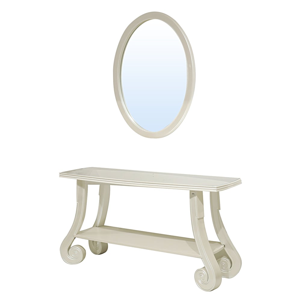 Jeannie Console Dressing Table with Mirror