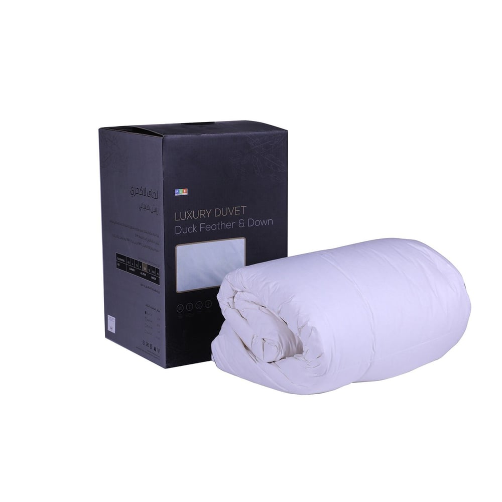 Luxury Duck Feather and Down Duvet 160x200cm White Luxury Duck Feather and Down Duvet 160x200cm White