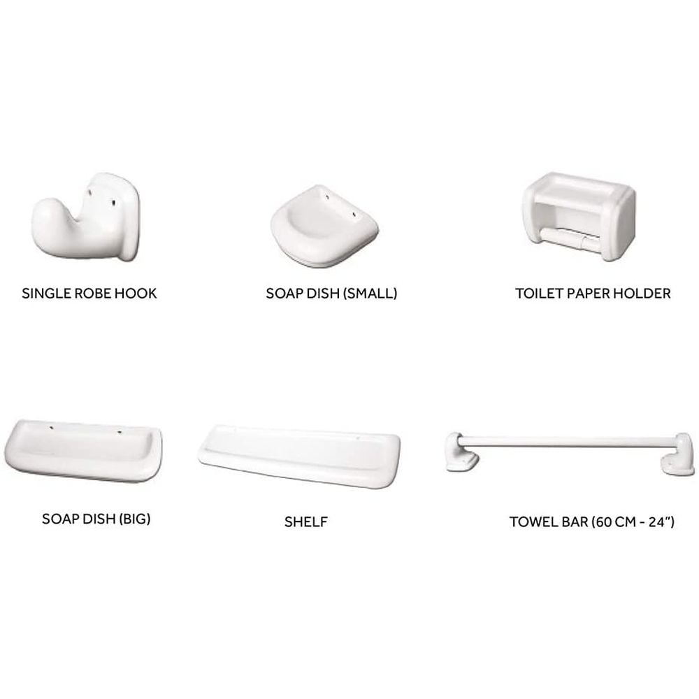 Bathroom Accessories 6pcs Set