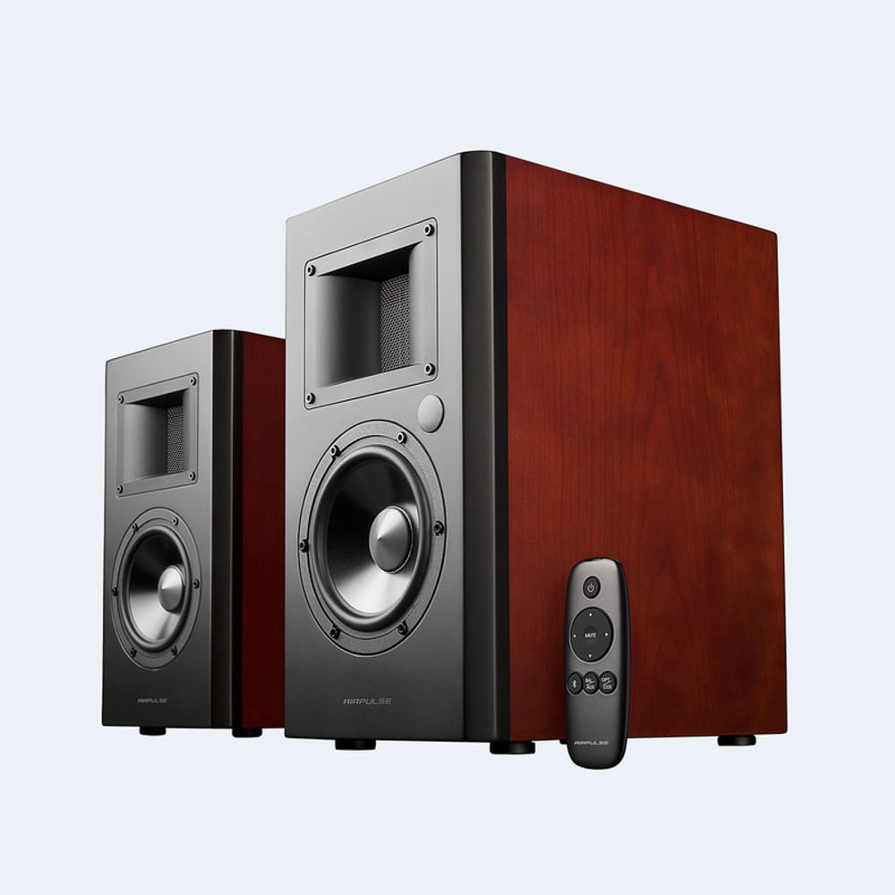 Edifier Airpulse A200 Active Speaker System Built-in Amplifier Optical, Coaxial, Bluetooth 4.0 Aptx, And Rca Inputs - Pair Edifier Airpulse A200 Active Speaker System Built-in Amplifier Optical, Coaxial, Bluetooth 4.0 Aptx, And Rca Inputs - Pair