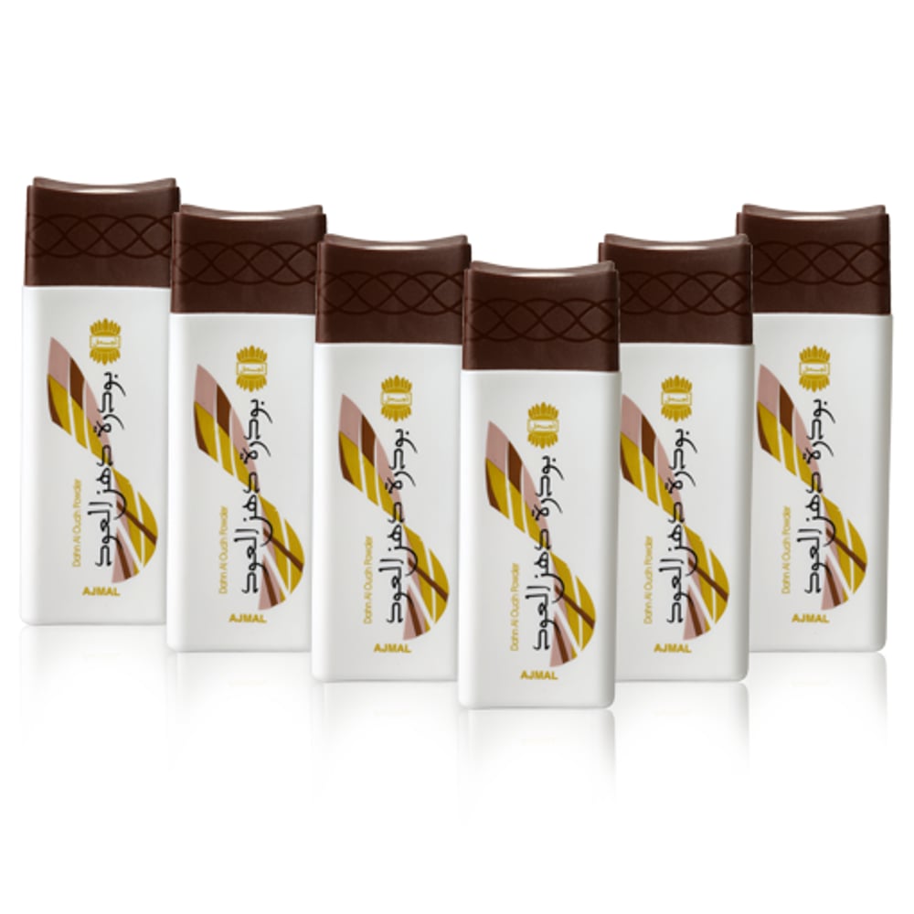 Ajmal Dahn Al Oudh Powder - Pack Of 6 200 Ml Ajmal Dahn Al Oudh Powder - Pack Of 6 200 Ml