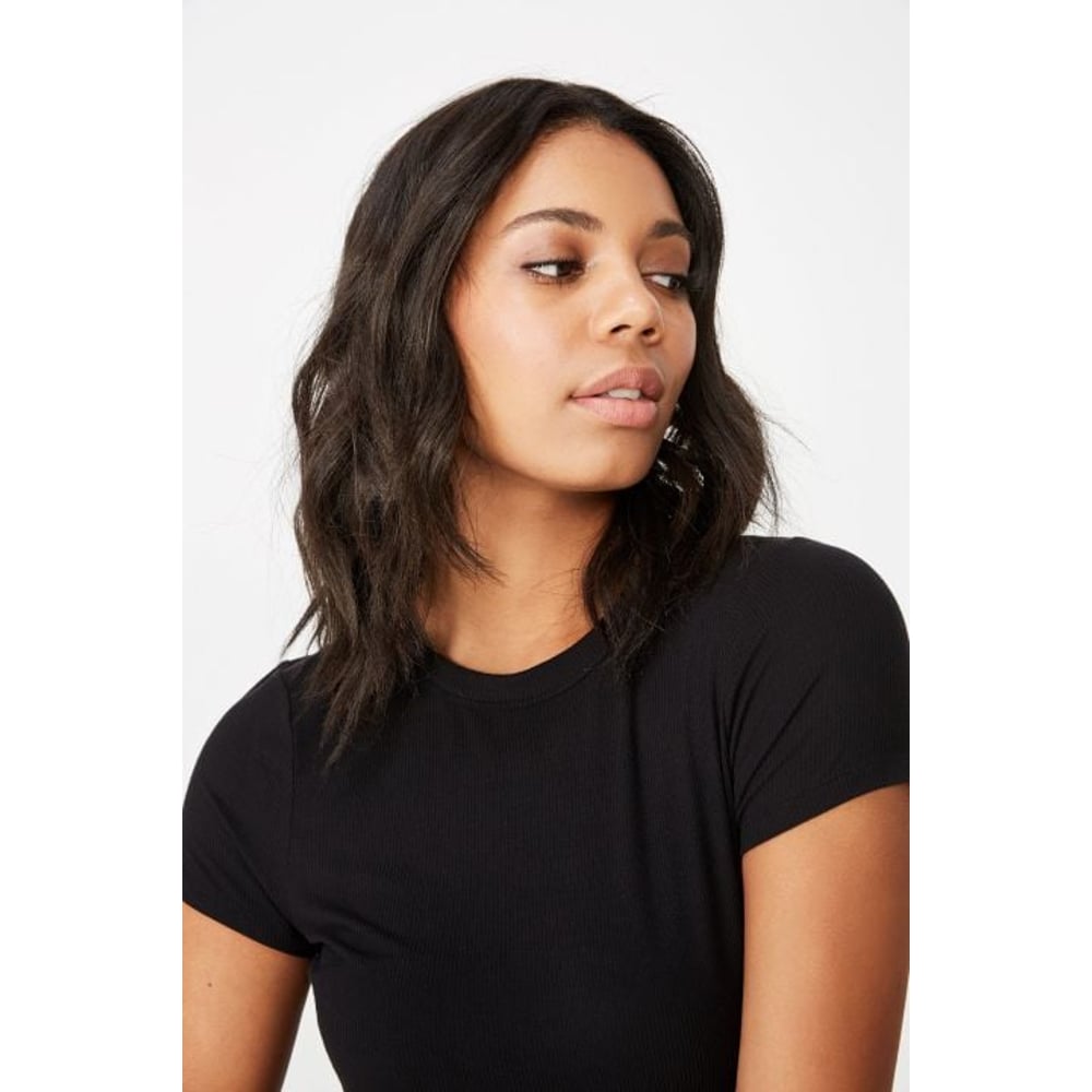 Cotton On A Girlfriend Tee Black Small