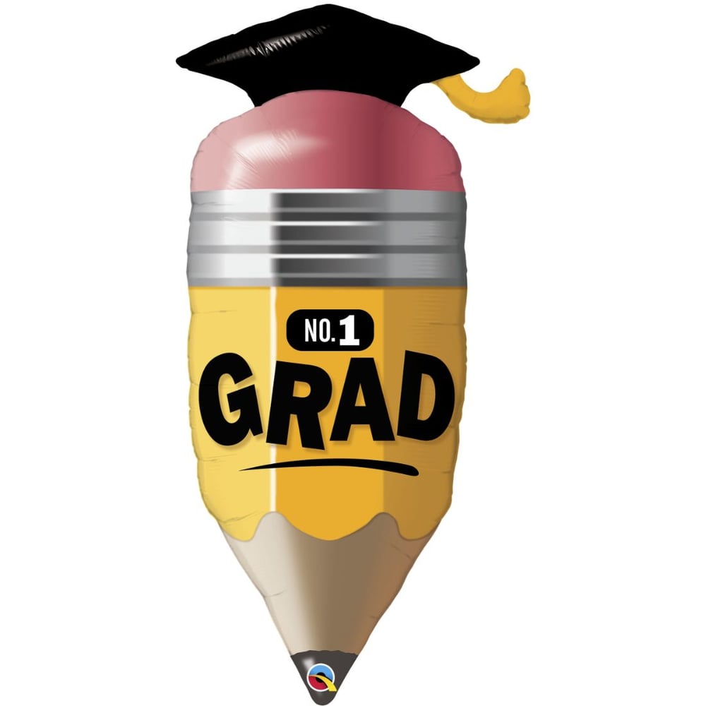 No. 1 Grad Pencil 41in Foil Super Shape No. 1 Grad Pencil 41in Foil Super Shape
