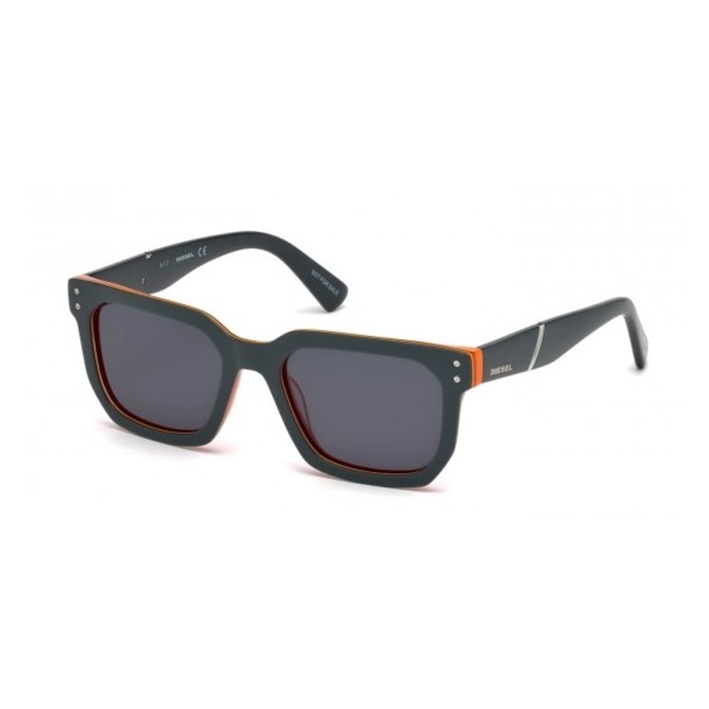 Diesel DL0253-20A-54 Grey Men's Sunglass