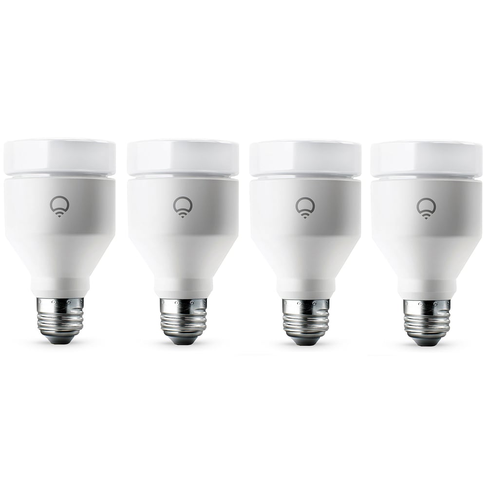 Lifx Wifi Bulb Colour 4Pcs Pack Edison Screw E27 Cap LHA19E27UC104PC