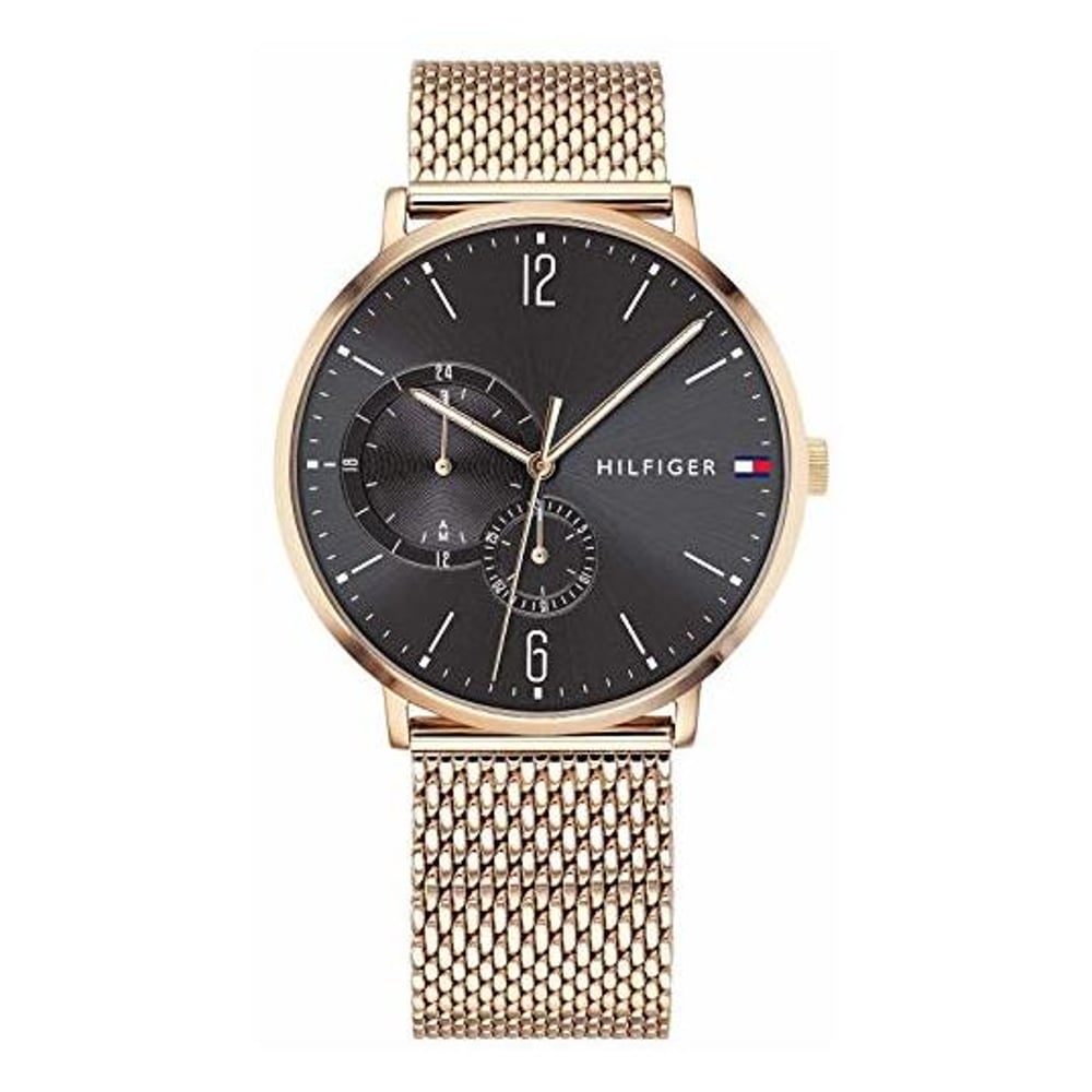 Tommy Hilfiger Brooklyn Gold Mesh Watch For Men 1791506 Tommy Hilfiger Brooklyn Gold Mesh Watch For Men 1791506