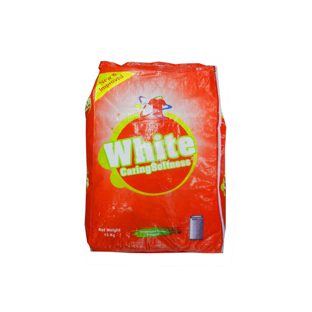 White Caring Softness Detergent Powder 15kg White Caring Softness Detergent Powder 15kg