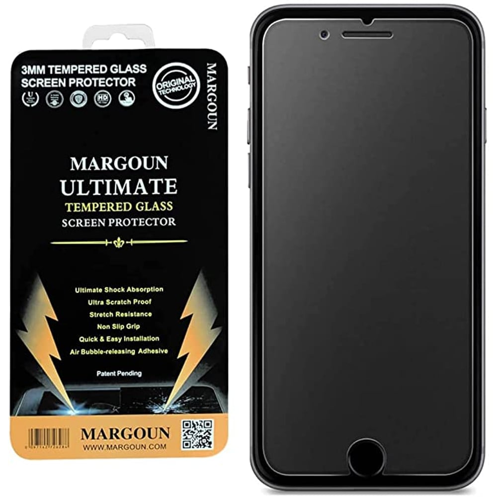 Margoun Matte Screen Protector For Iphone 8 7 6s 6 Anti-glare & Anti-fingerprint 9h Hd Clear Tempered Glass Film Smooth As Silk (not For Se 2020) (1)