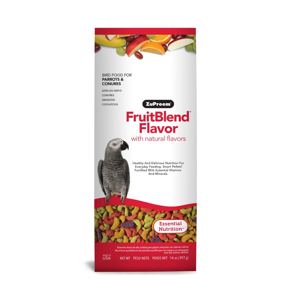 Zupreem FruitBlend Flavor Medium & Large Parrot Food 0.875lb (397g)