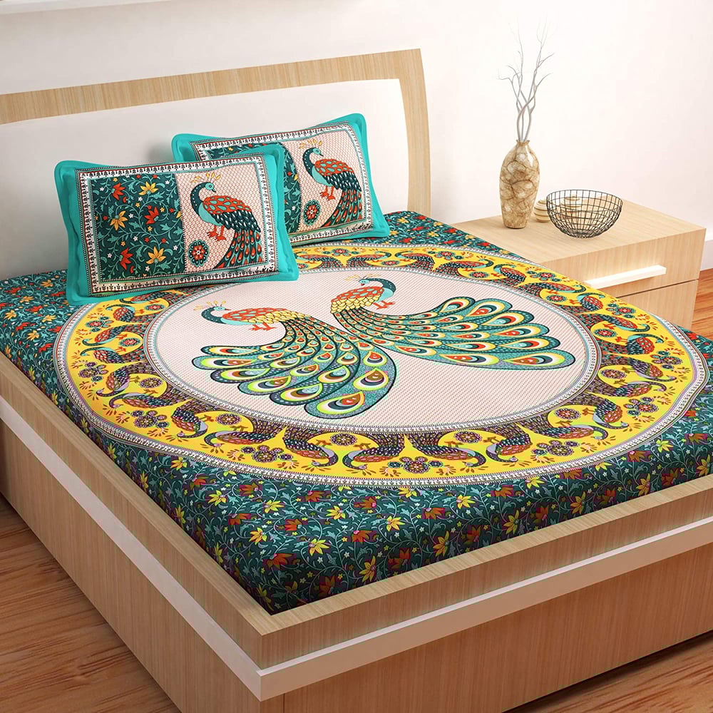 Story@Home Bedsheet, Green/Yellow, PL1427, Set of 3 Story@Home Bedsheet, Green/Yellow, PL1427, Set of 3