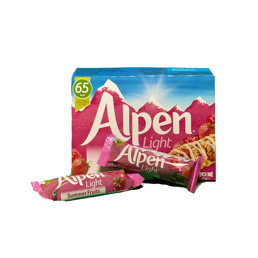 Alpen Bar Light Summer Fruits (5x19gms)