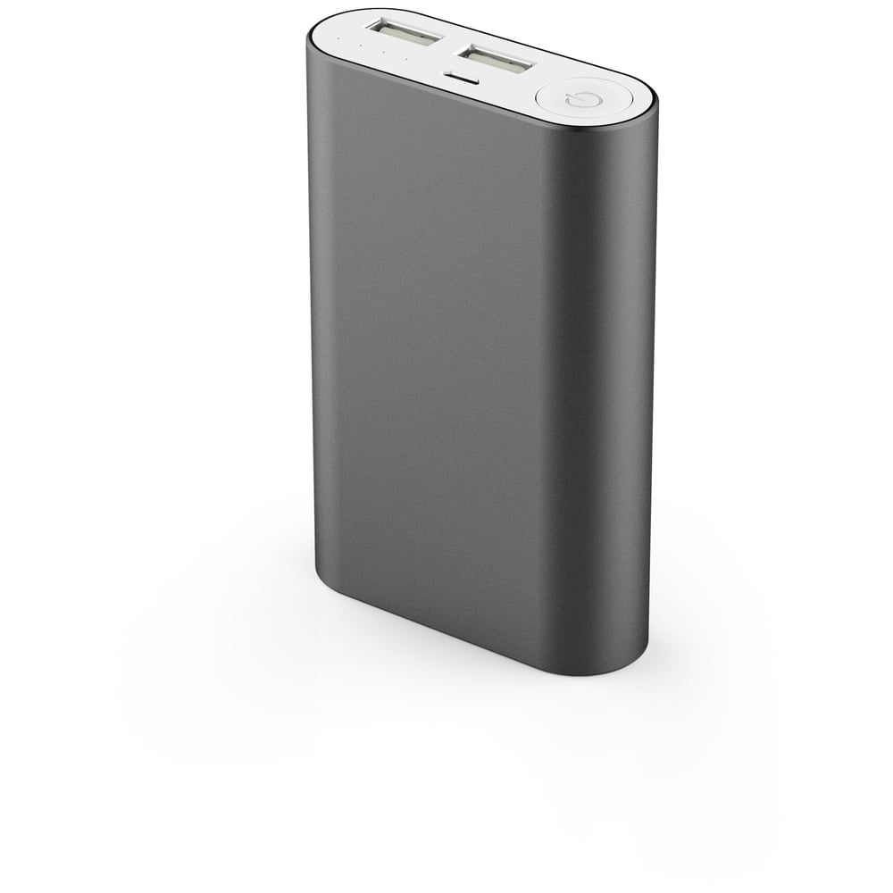 We Power Bank 10000mAh 2 USB 2.1A + 1A  Compact Anthracite Grey