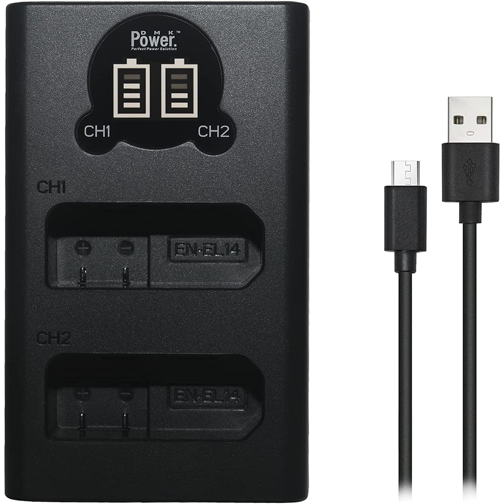 Dmk Power En-el14 Mini Portable Dual Usb Lcd Charger Tc-usb Iii Compatible With For Nikon D3100,d3200,d3300,d3400,d3500,d5100,d5200,d5300,d5500,d5600,df Coolpix P7000,p7100, P7700,p7800 Camera Dmk Power En-el14 Mini Portable Dual Usb Lcd Charger Tc-usb Iii Compatible With For Nikon D3100,d3200,d3300,d3400,d3500,d5100,d5200,d5300,d5500,d5600,df Coolpix P7000,p7100, P7700,p7800 Camera