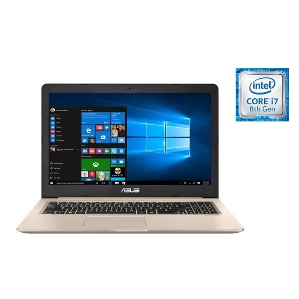 Asus VivoBook Pro N580GD-E4072T Laptop - Core i7 2.2GHz 16GB 1TB+128GB 4GB Win10 15.6inch FHD Gold Asus VivoBook Pro N580GD-E4072T Laptop - Core i7 2.2GHz 16GB 1TB+128GB 4GB Win10 15.6inch FHD Gold