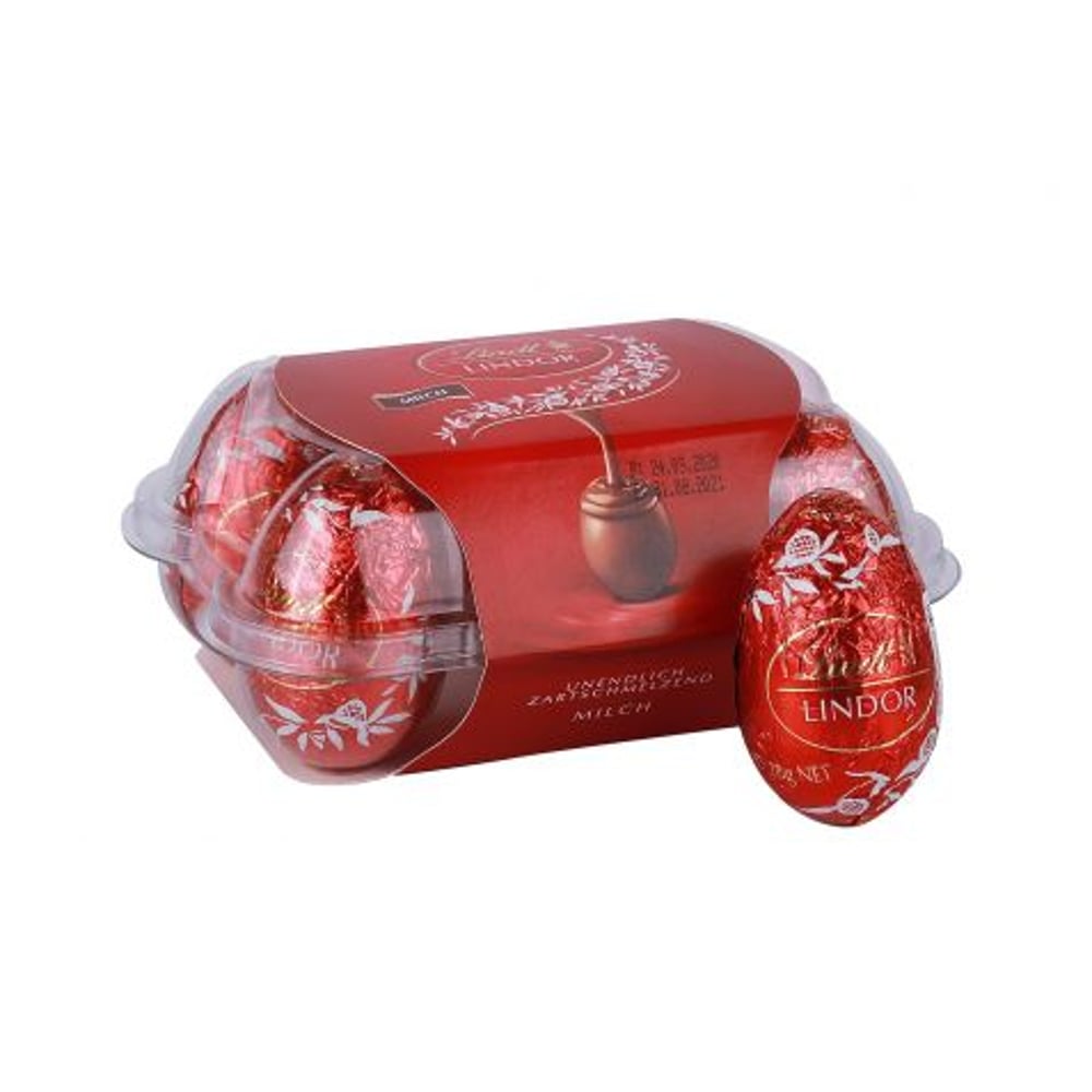 Lindt Lindor Milk Chocolate Easter Egg Box 168g Lindt Lindor Milk Chocolate Easter Egg Box 168g
