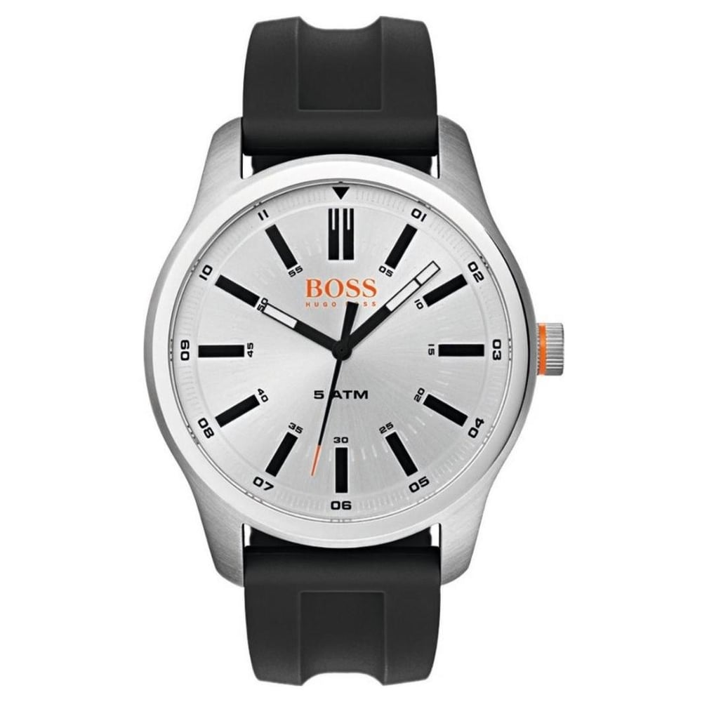 Hugo Boss Dublin Watch For Men with Blue Rubber Strap Hugo Boss Dublin Watch For Men with Blue Rubber Strap