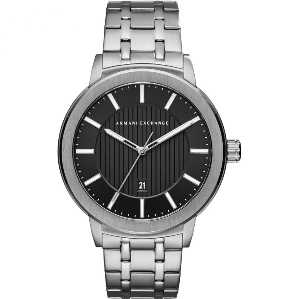 Armani Exchange Silver Stainless Steel Men Watch AX1455 Armani Exchange Silver Stainless Steel Men Watch AX1455