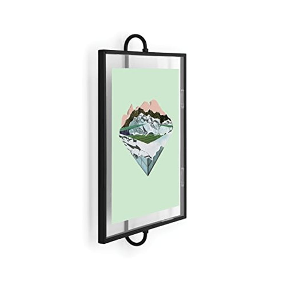 Umbra Phantom Wall Picture Frame, 8 X 10, Floating Frame, Black
