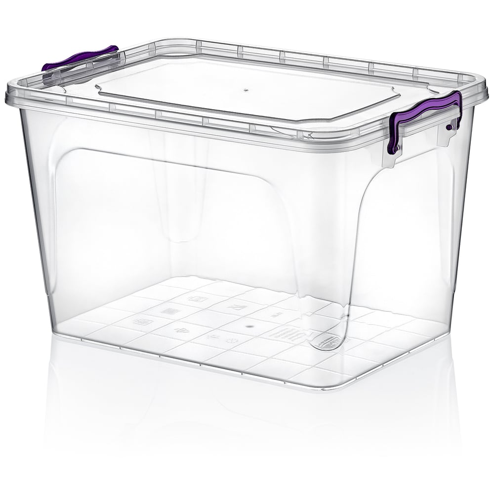 Rectangular Storage Box 25 Litre Transperent