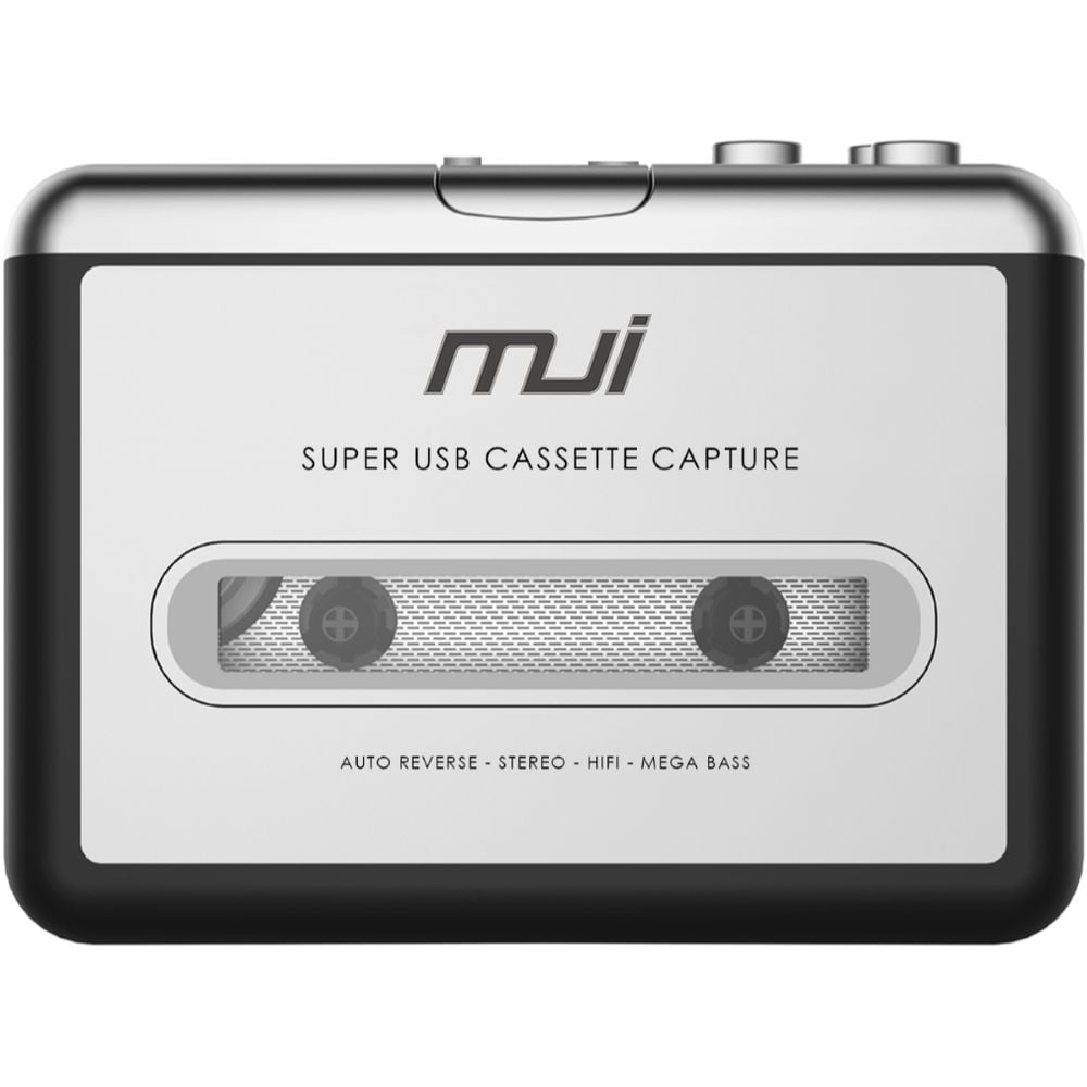 MJI 8527120000 Super USB Cassette Capture Black/Silver