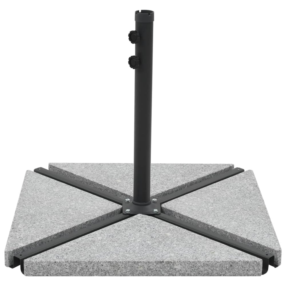Vidaxl Umbrella Weight Plate Granite 15 Kg Triangular Grey