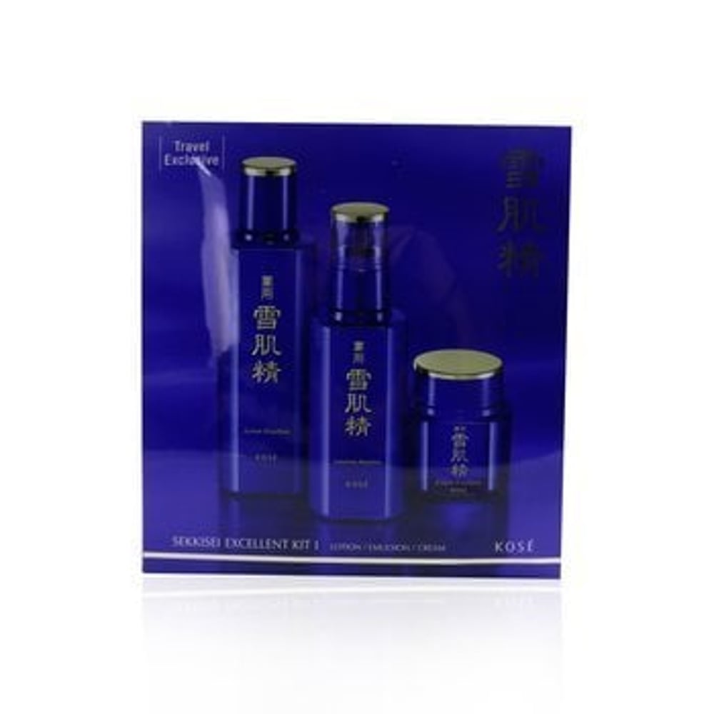 Kose Sekkisei Excellent Kit I: Lotion Excellent 200ml + Emulsion Excellent 140ml + Cream Excellent 50g 3pcs Kose Sekkisei Excellent Kit I: Lotion Excellent 200ml + Emulsion Excellent 140ml + Cream Excellent 50g 3pcs