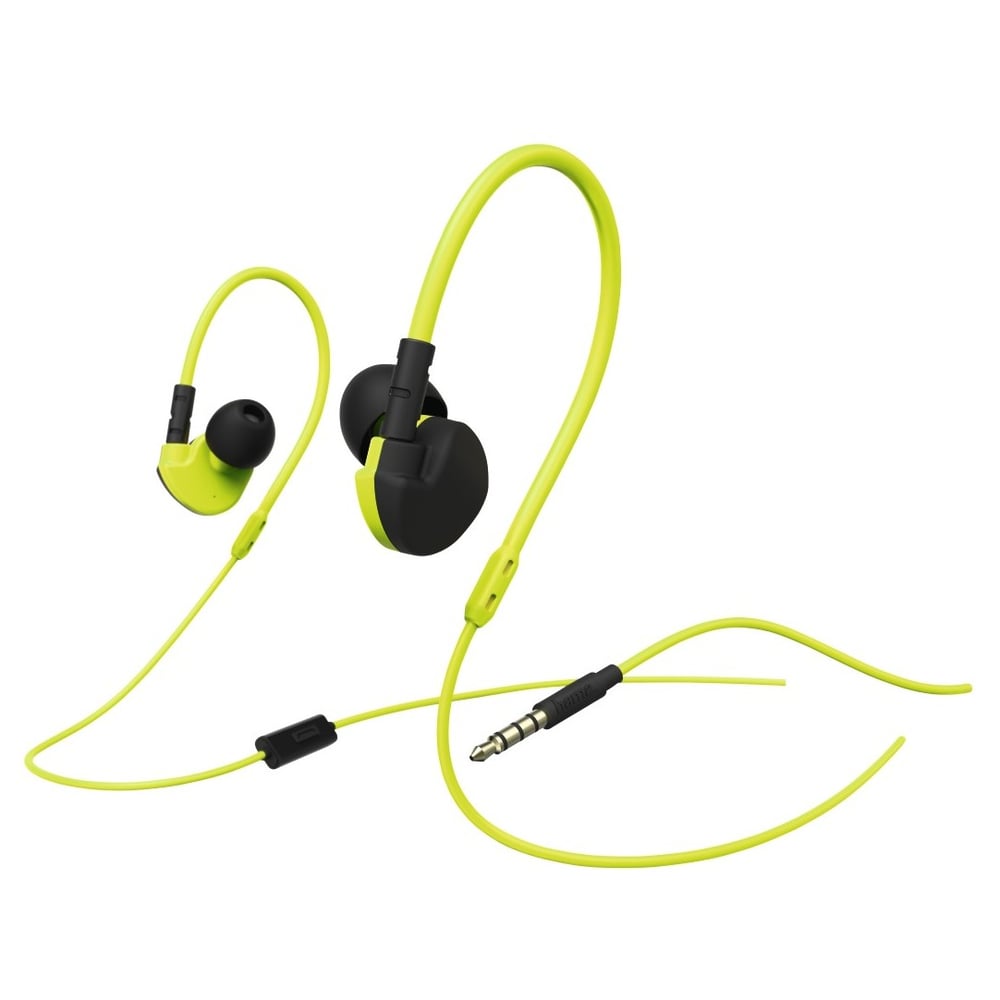 Hama Active Clip On Sports Headset With Mic Black/Yellow Hama Active Clip On Sports Headset With Mic Black/Yellow