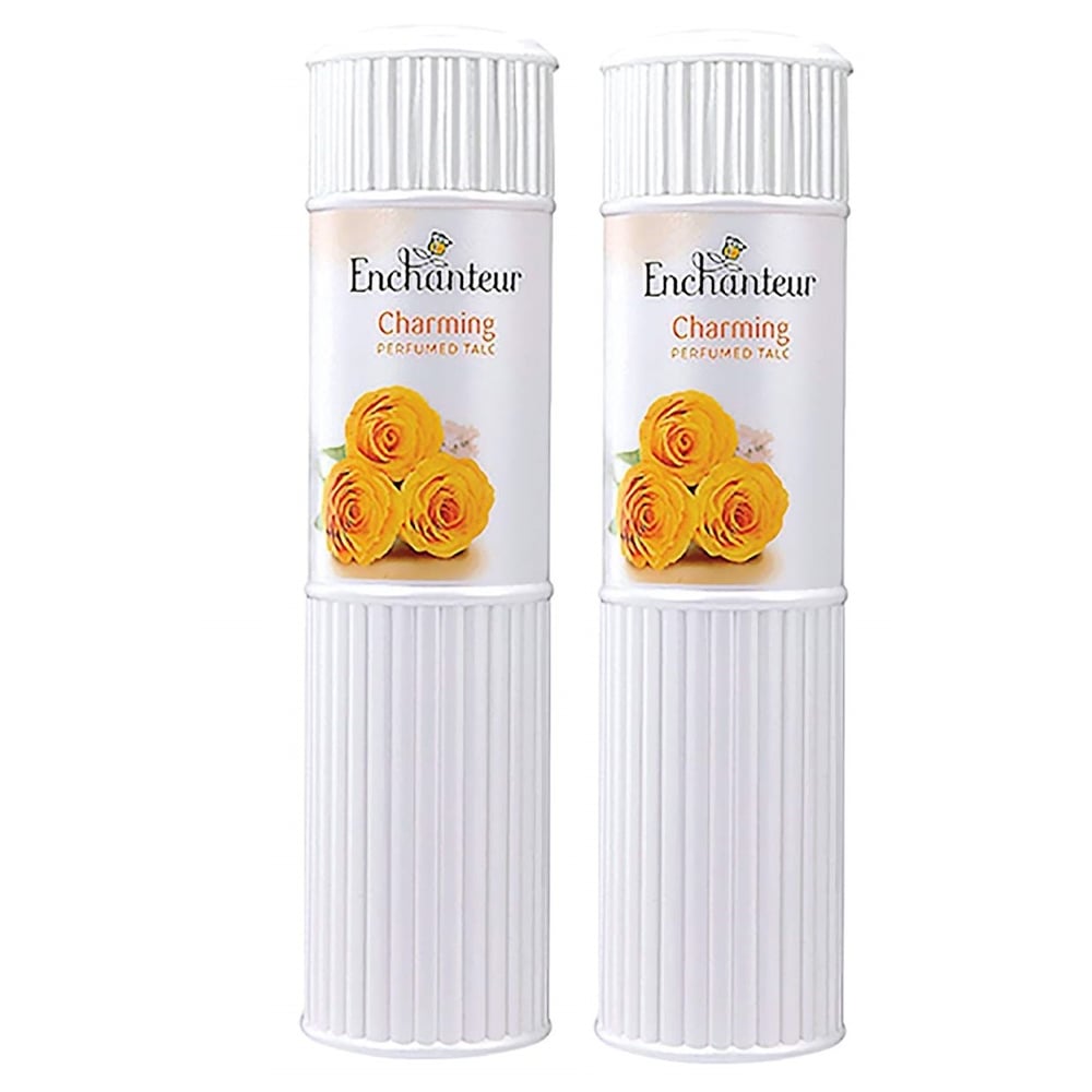 Enchanteur Charming Perfumed Talc 250gm 2pcs