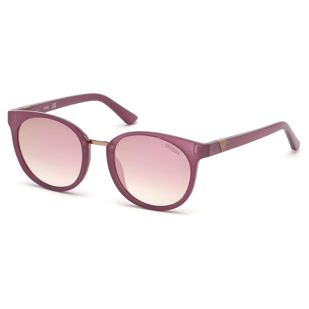 Guess GU7601-74U-52 Women's Sunglass Pink/Bordeaux Mirror
