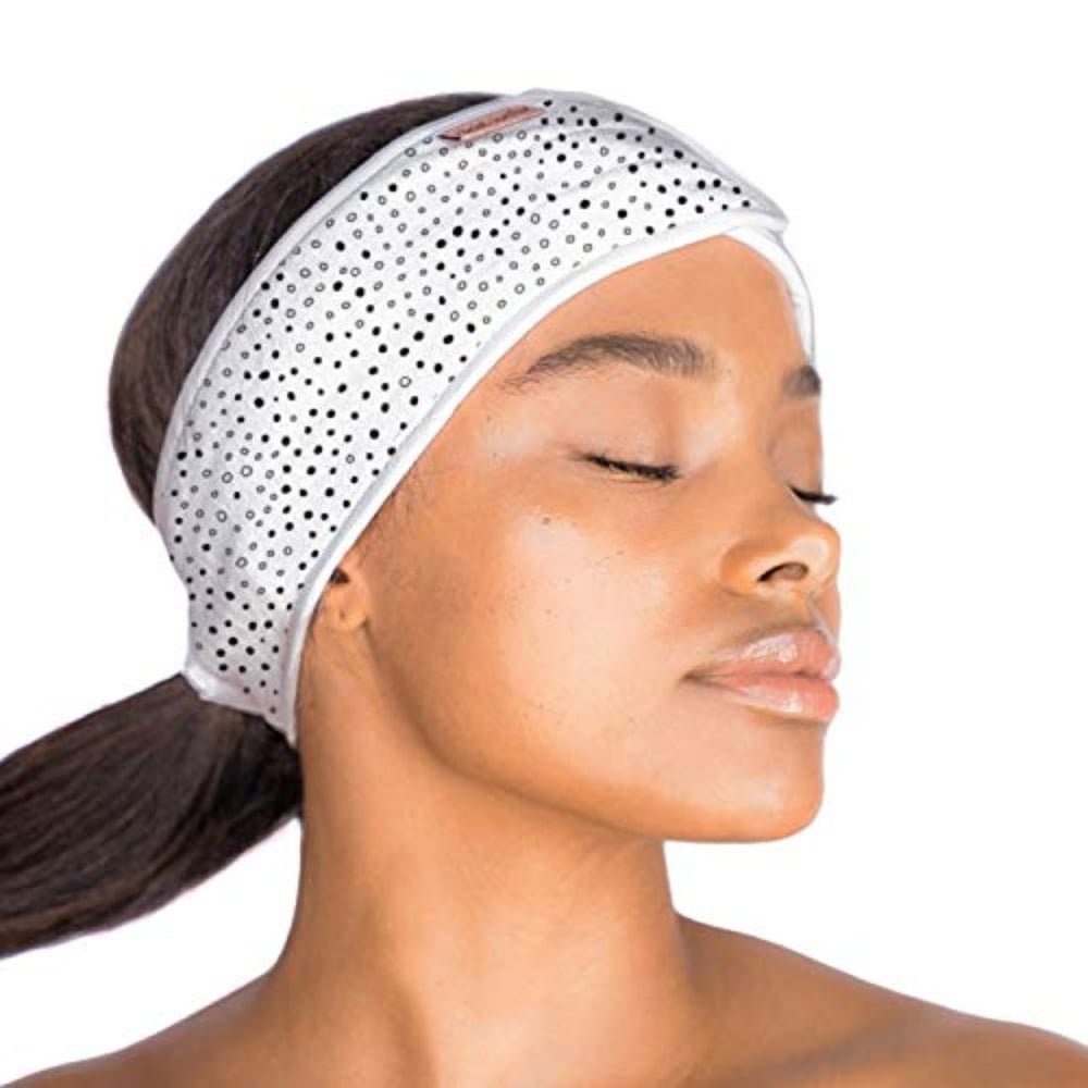 Kitsch Spa Headbands For Women- Makeup Headband, Washing Face And Facial Headband With Ponytail - Mini Dot Kitsch Spa Headbands For Women- Makeup Headband, Washing Face And Facial Headband With Ponytail - Mini Dot