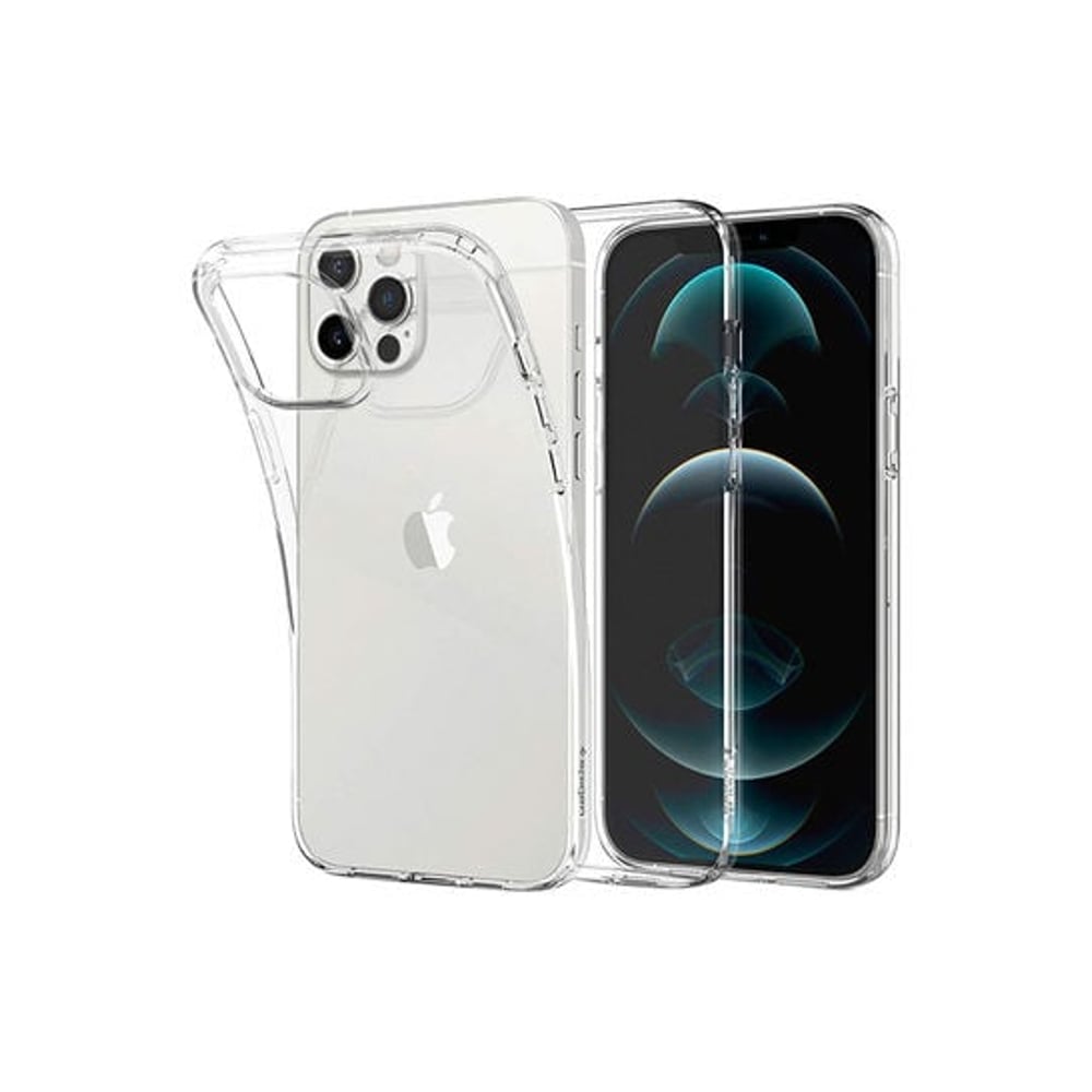 Detrend Liquid Crystal Protective Case Cover For Iphone 12 Pro Max Crystal Clear