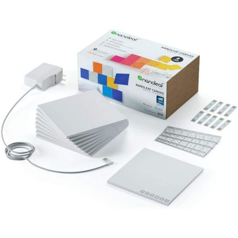 Nanoleaf Canvas - Square - White - 9 Pack - EU/UK