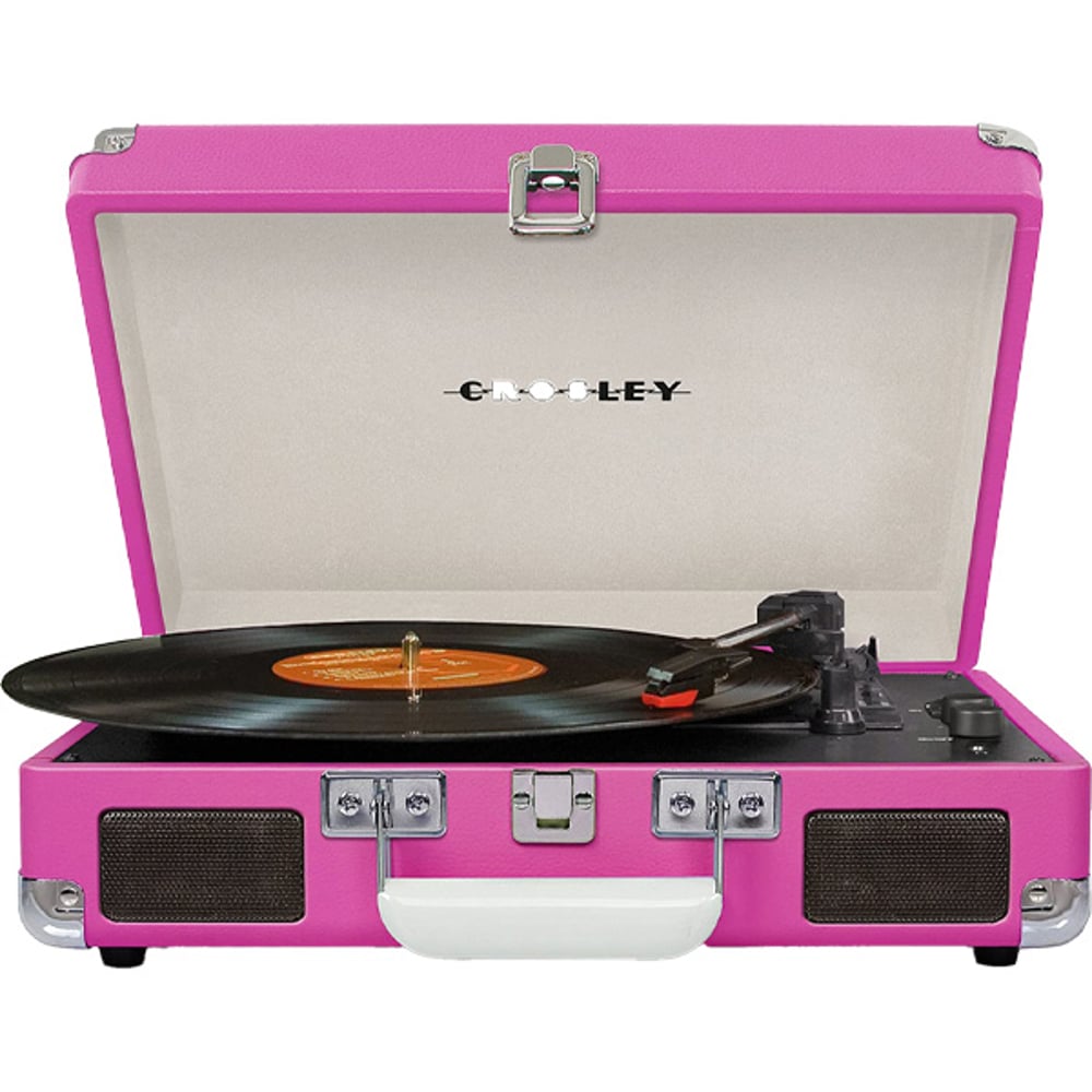 Crosley CR8005D-PI Cruiser Deluxe Bluetooth Turntable Pink Crosley CR8005D-PI Cruiser Deluxe Bluetooth Turntable Pink