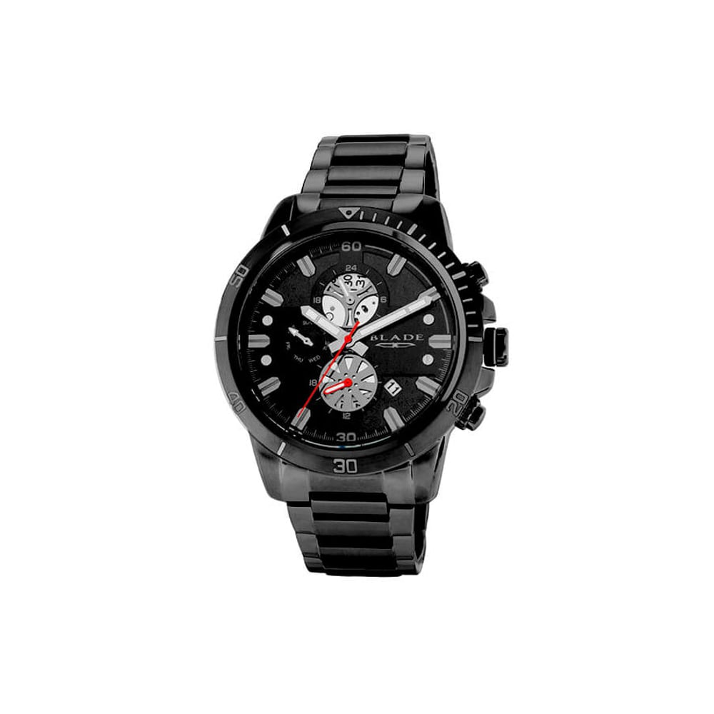 Blade Virtuoso 3627g2nnn Black Ss Case And Band Men's Watch