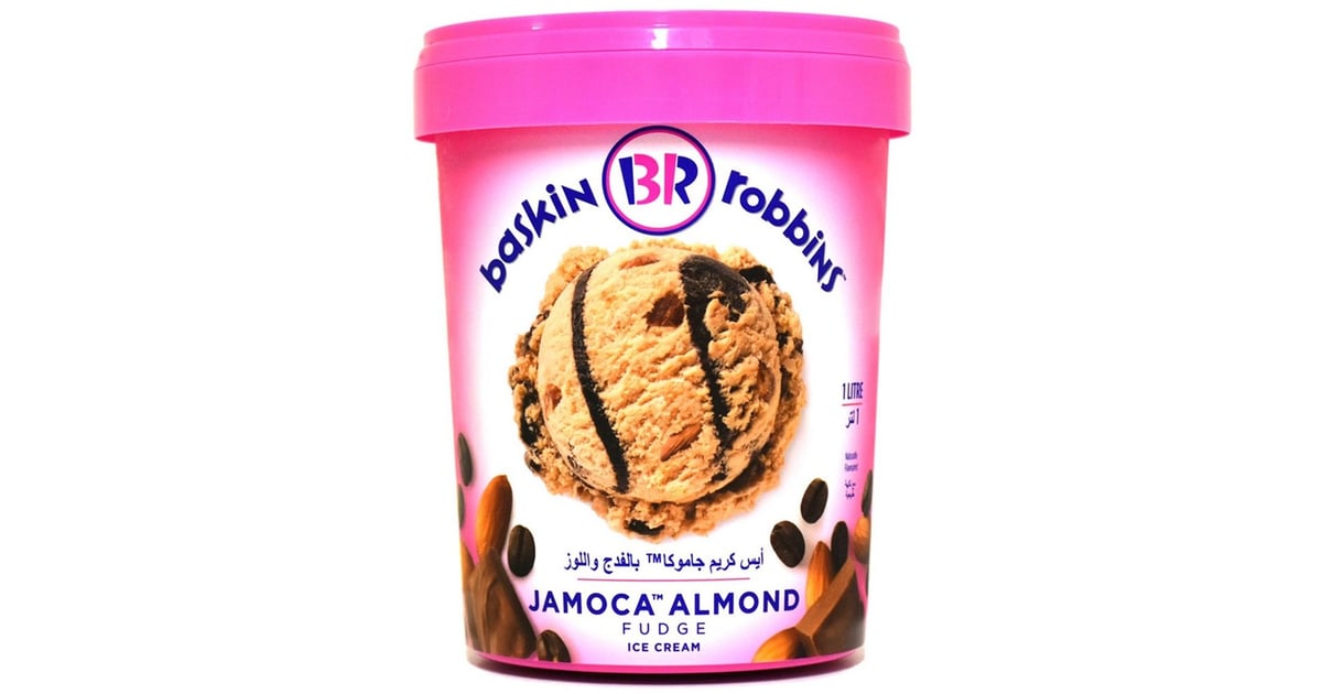 Buy Baskin Robbins Jamoca Almond Fudge Ice Cream 1 Litre Online in UAE