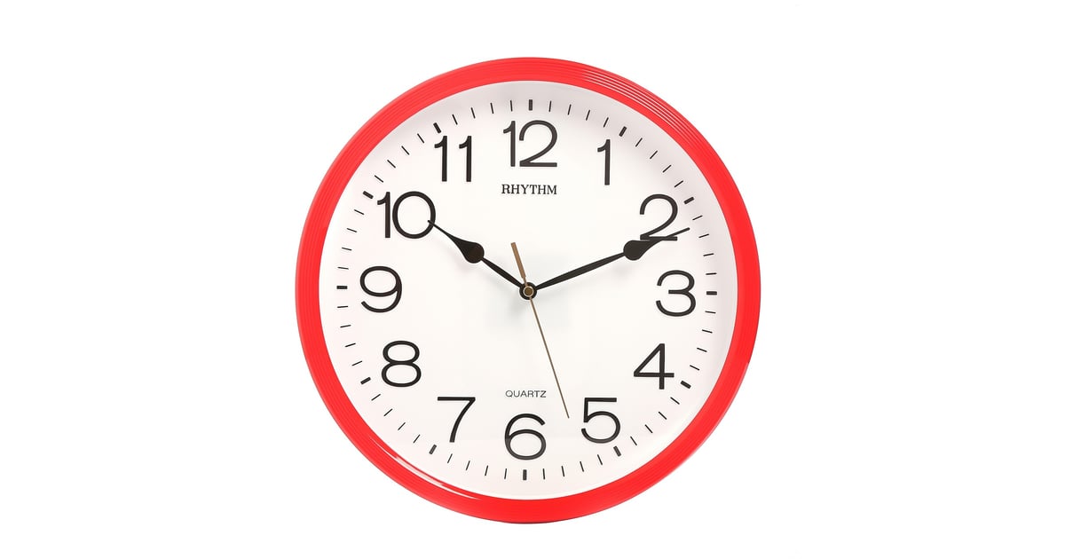 اشترِ Rhythm Wall Clock CMG734NR01,3D Numerals عبر الإنترنت في الإمارات