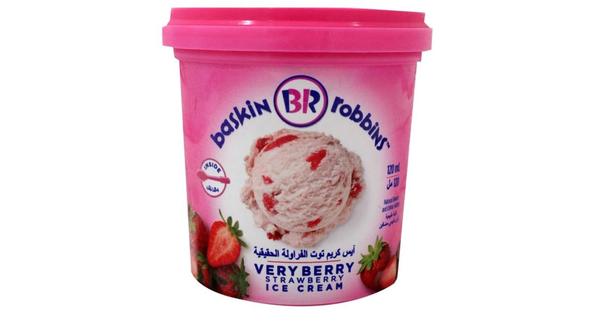 Buy Baskin Robbins Verry Berry Strawberry Ice Cream 120 ml Online in