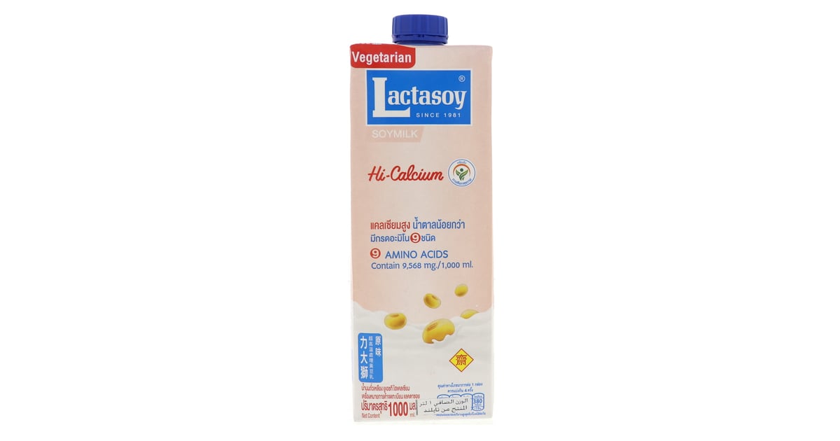 Buy Lactasoy HiCalcium Soya Milk 1 Liter Online in UAE Sharaf DG