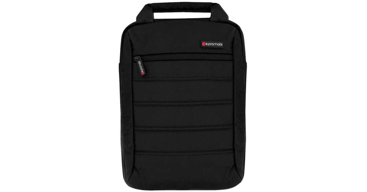 Promate Heavy Duty Messenger Bag Black 13.3inch Laptop Ramadan Mega