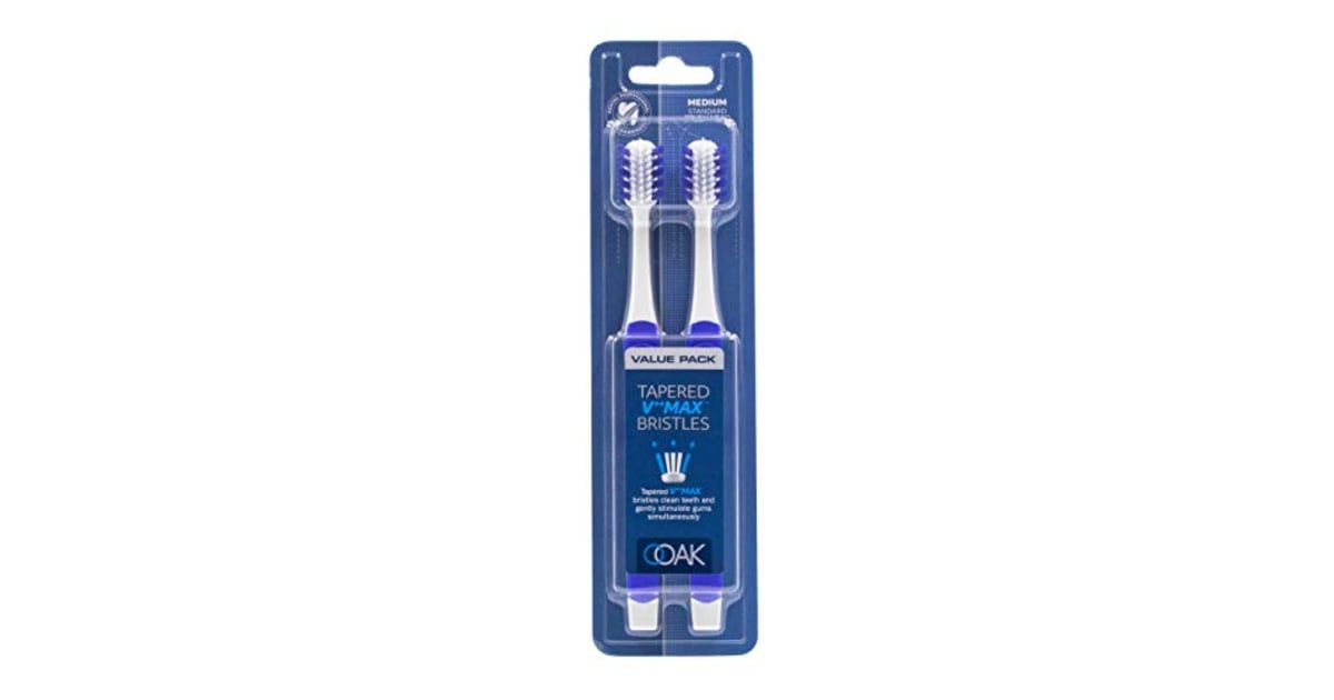 Buy OOAK Toothbrush, Tapered V++Max Medium Bristles, 2 Pack Blue