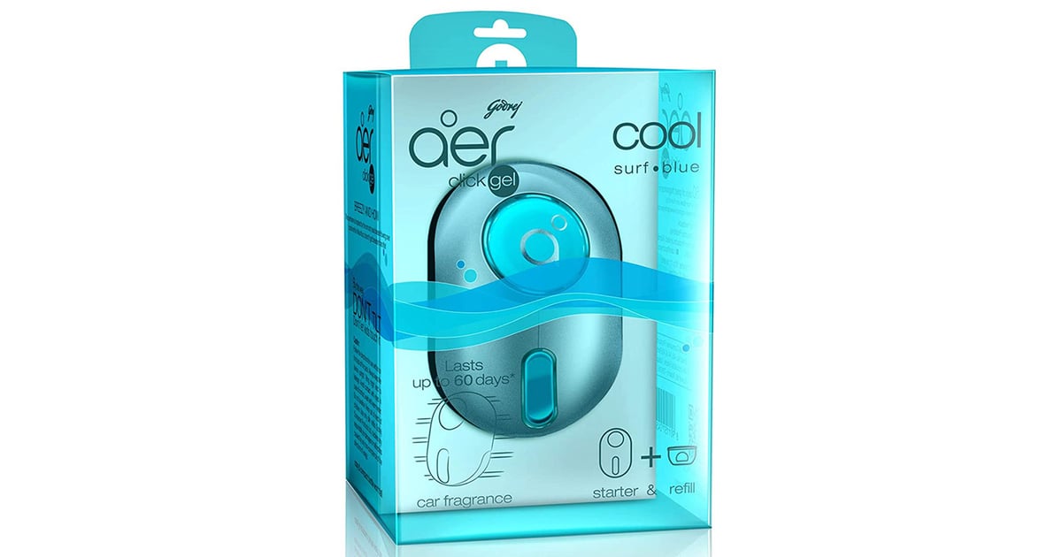 اشترِ Godrej Aer Click Car Vent Air Freshener Cool Surf Blue 10g